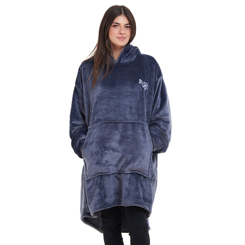 Snuggs Blanket Hoodie Dark Grey